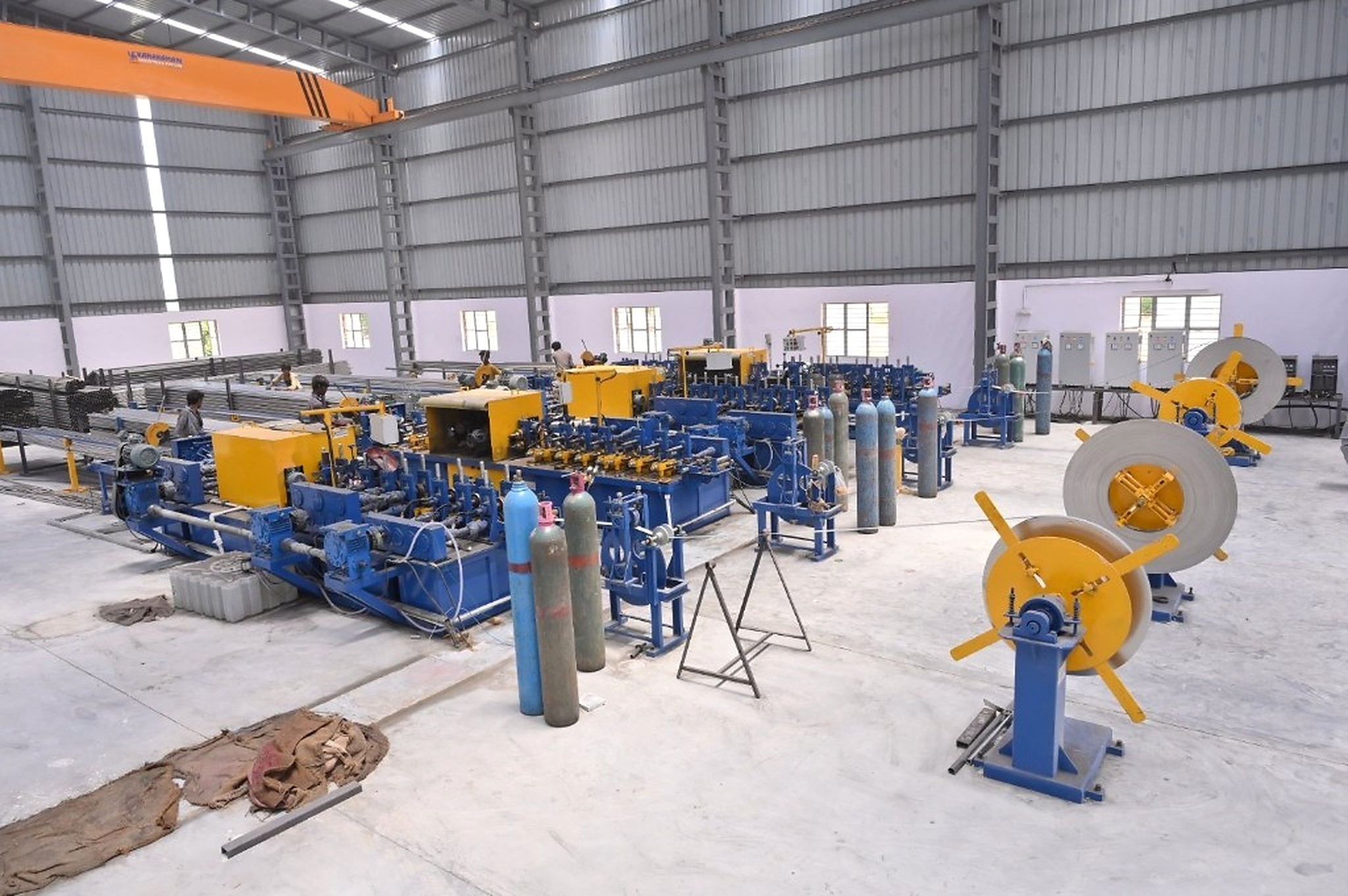 Stainless steel pipe manufacturing at the BSSI Hisar unit
